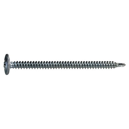 Midwest Fastener Self-Drilling Screw, #8 x 2-1/2 in, Zinc Plated Steel Truss Head Phillips Drive, 50 PK 54840